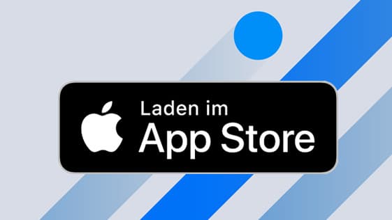 App-Store-Badge zum Laden der App