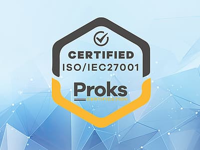 Proks Certification to ISO/IEC 27001