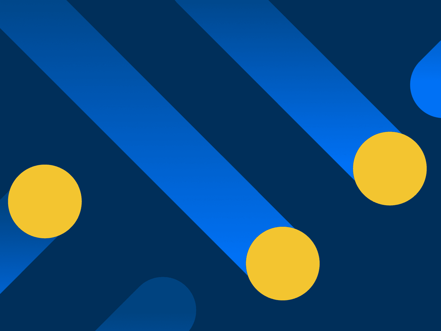 Abstraktes blaues Muster mit gelben Punkten