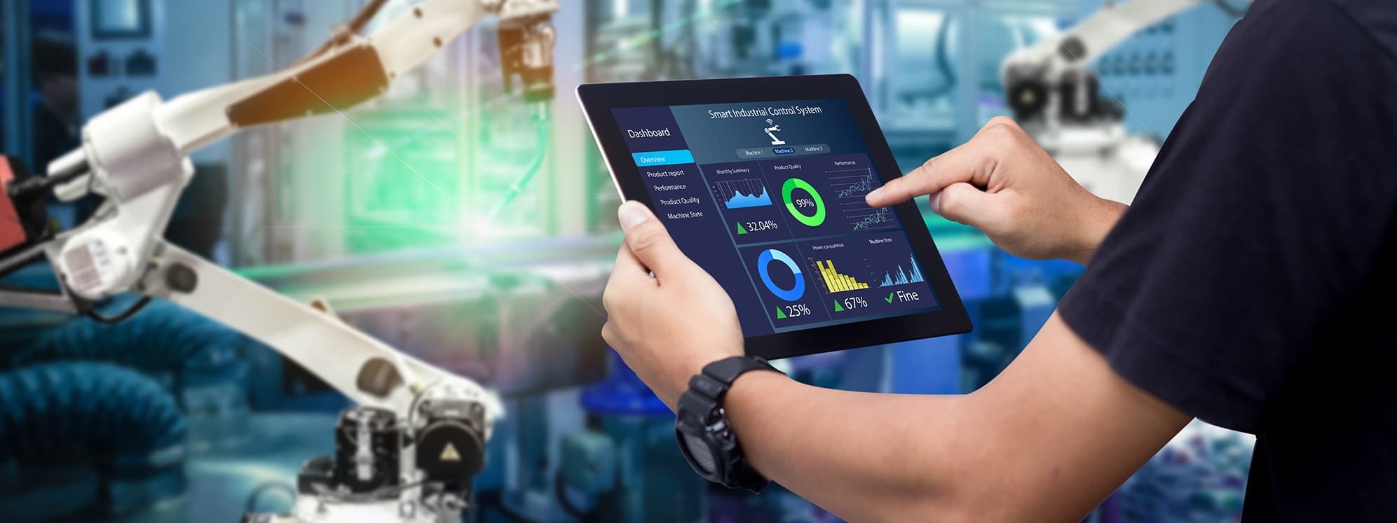 [Translate to Polski:] Chancen und Herausforderungen der Industrie 4.0