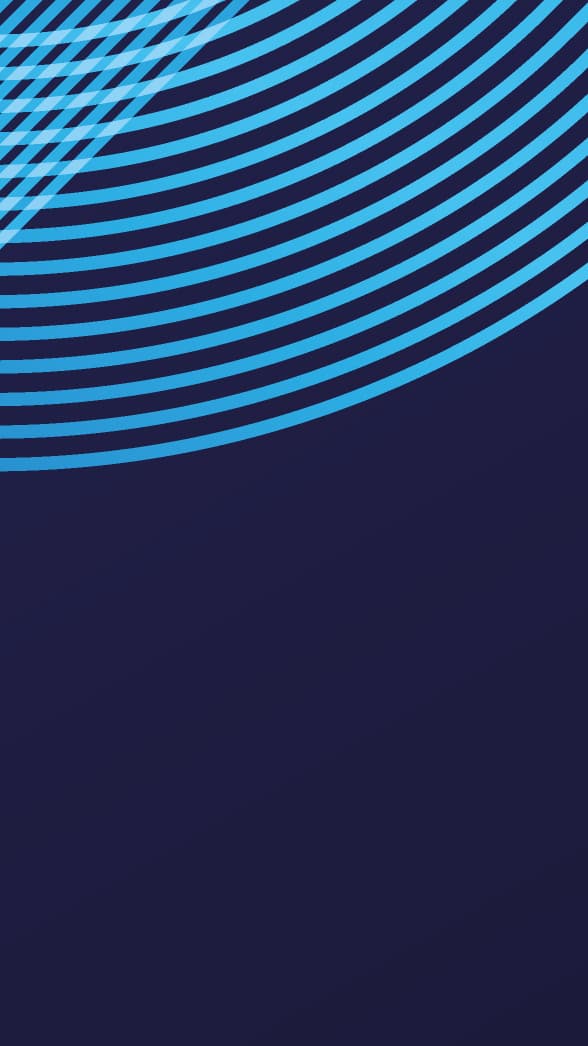 Abstrakte blaue Linien auf dunkelblauem Hintergrund für Microsoft Intune Endpoint Management