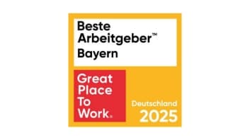 "Best Employers in Bavaria" Award from Great Place to Work Germany 2025