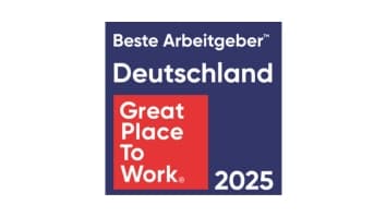 Recognized as Germany's Best Employer by Great Place to Work in 2025