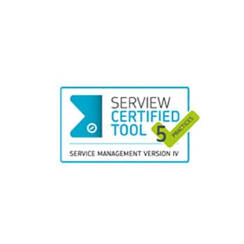 SERVIEW-zertifiziertes Tool für IT-Service-Management, Version 5