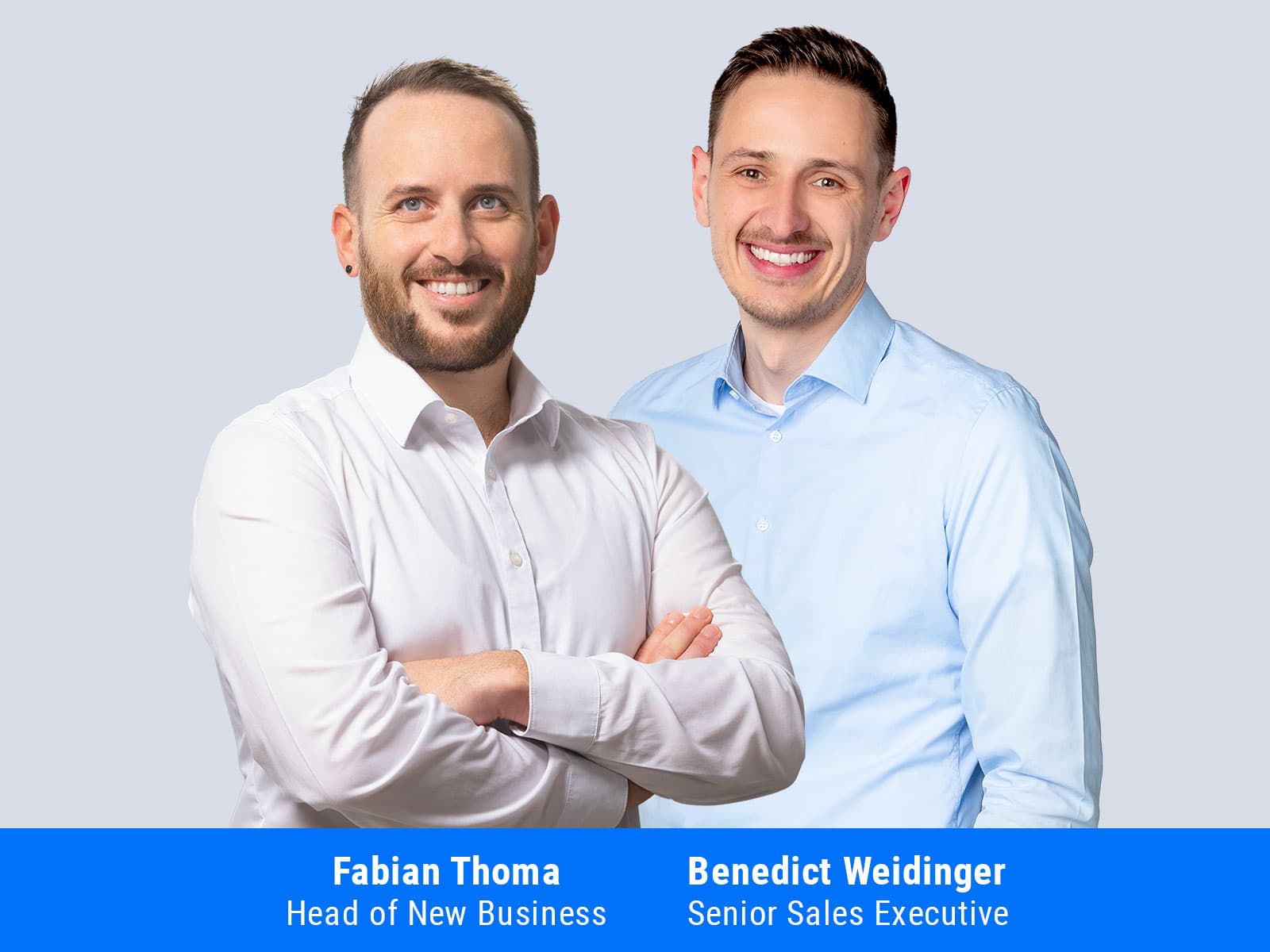 Webinar-Referenten Fabian Thoma und Benedict Weidinger