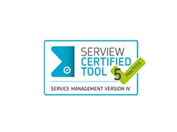 SERVIEW-zertifiziertes Tool für IT-Service-Management, Version 5