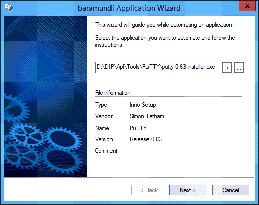 baramundi Deploy: Guided Setup mit Application Wizard