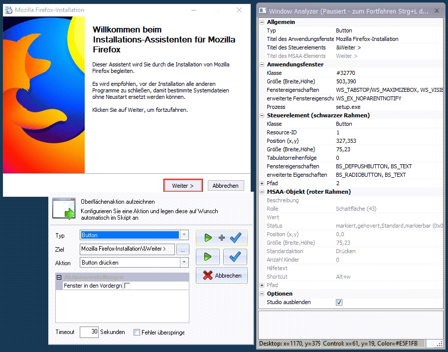 baramundi Automation Studio: GUI automation