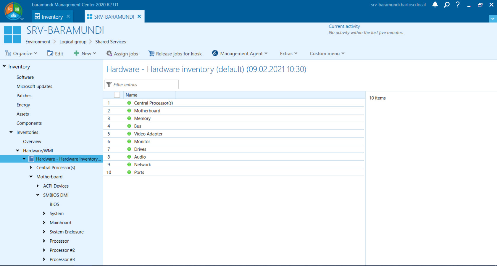 Hardware Inventory with baramundi