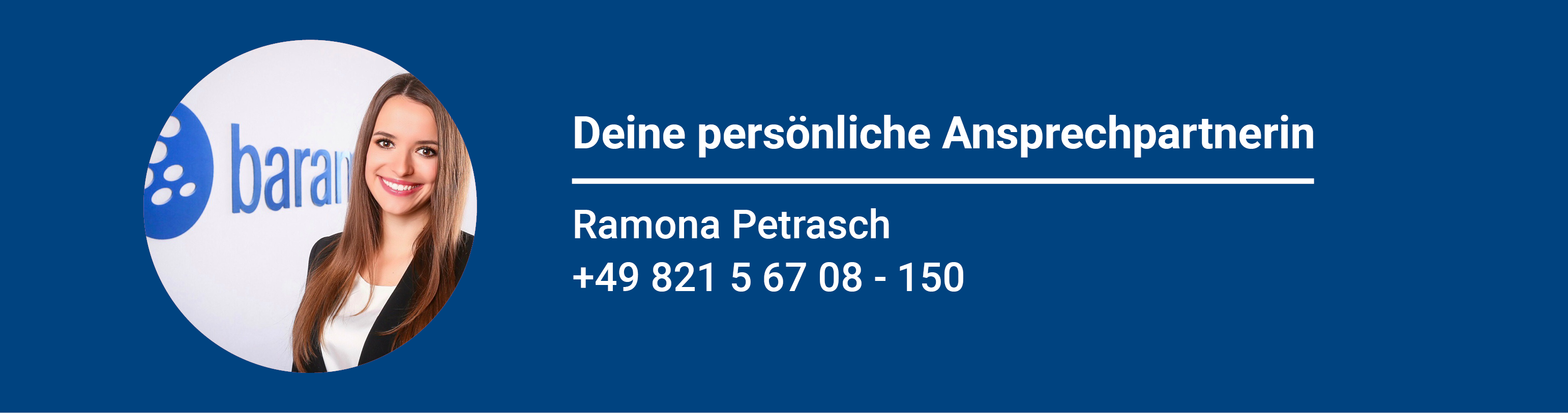 Deine Ansprechpartnerin