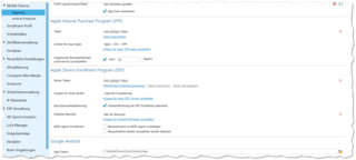 Integrazione di token DEP e VPP nella bMS Integrazione di token DEP e VPP nella bMS