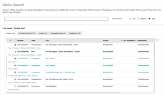 Verbesserte globale Suche