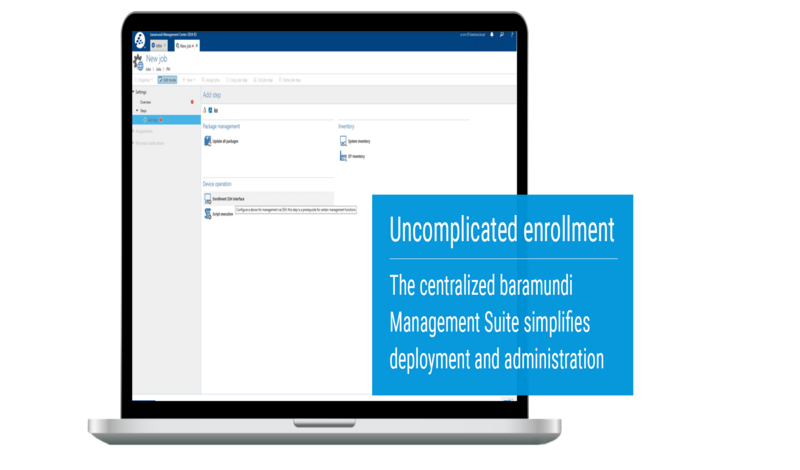Linux Device Enrollment in the baramundi Management Suite