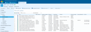 Figure 4 – Installed, delayed and missing updates are listed with all relevant information.