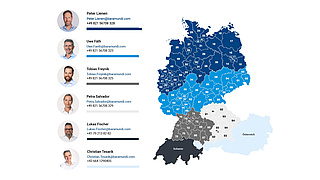 Ansprechpartner:innen nach Region