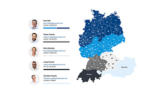 Ansprechpartner:innen nach Region Ansprechpartner:innen nach Region