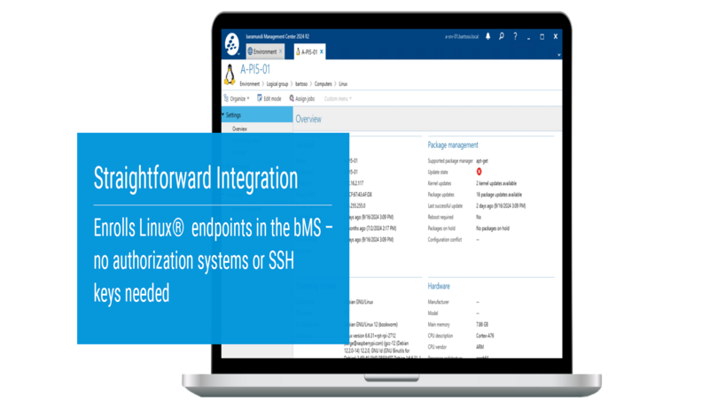 Linux Device Enrollment in the baramundi Management Suite