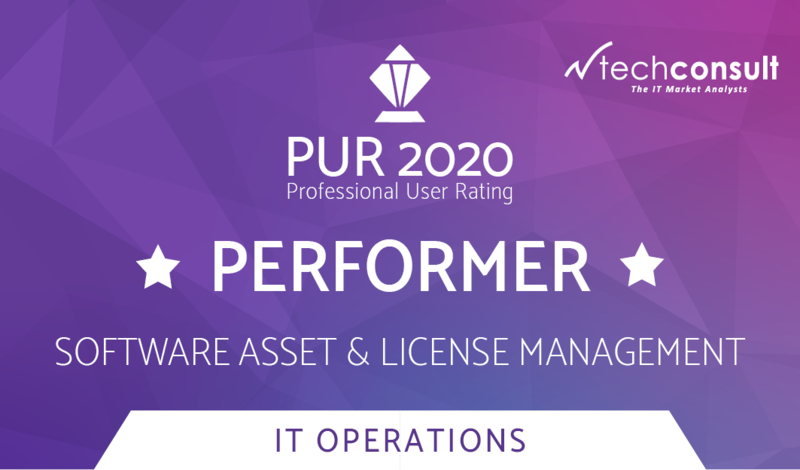 baramundi as "Performer" for Software Asset & License Management