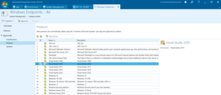 Figure 3 – Entire product lines can also be excluded in the update profile