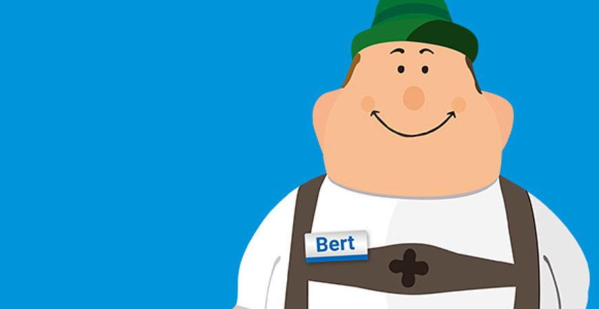 baramundi Maskottchen Bert