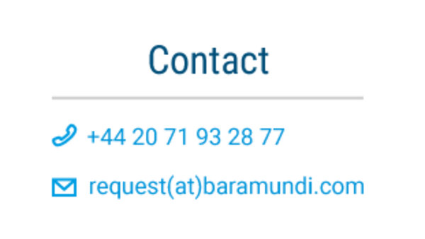 Contact baramundi