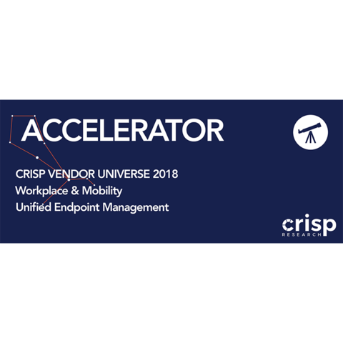 [Translate to english:] Accelerator Badge ((c) Crisp Research AG)